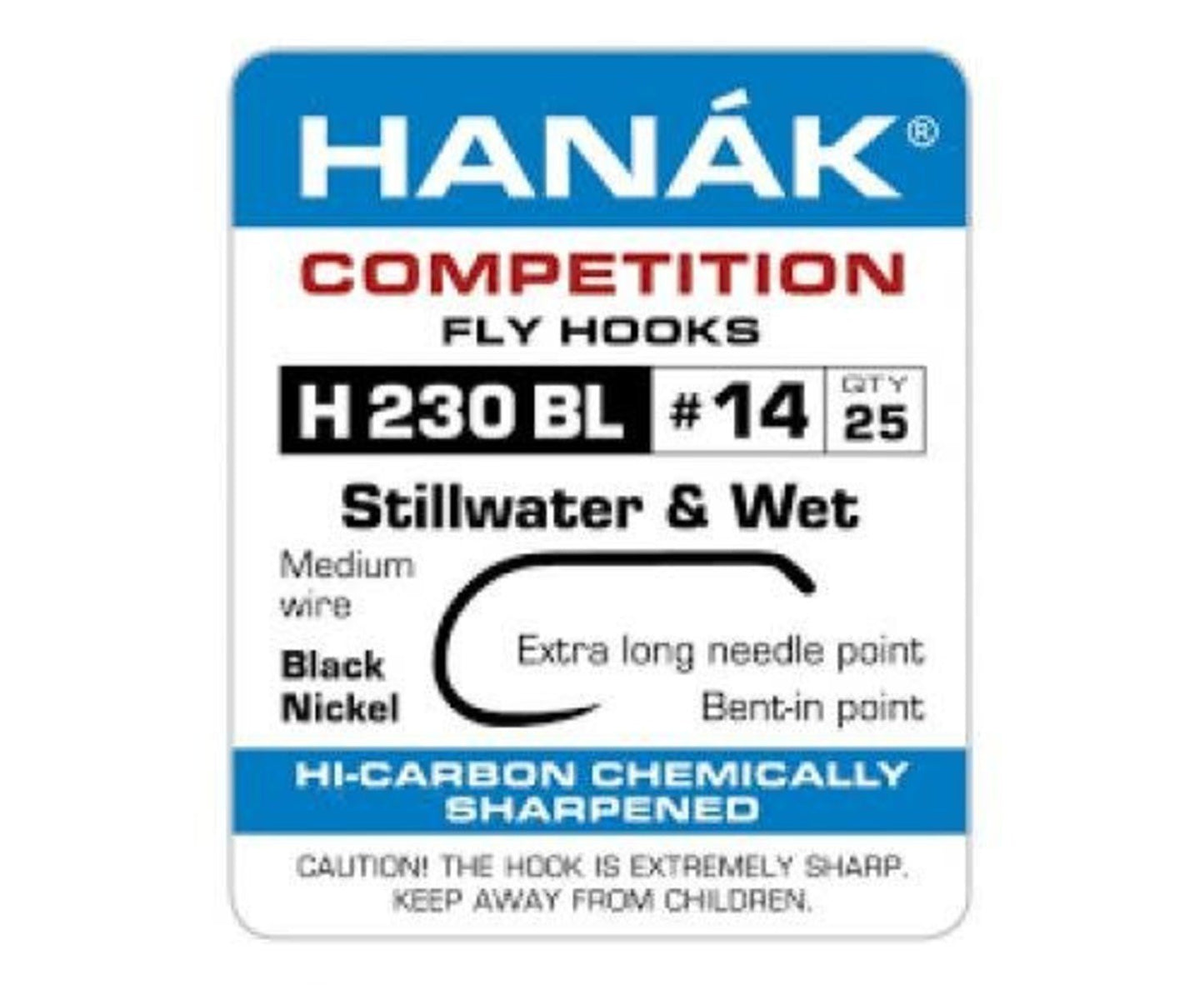 Hanak Hooks H230BL Stillwater & Wet - Sportinglife Turangi 