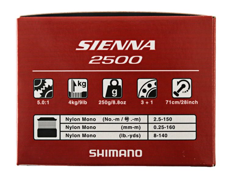 Shimano Stream Flight 7'2-12G 2-5kg Light Spin Rod + Sienna 2500FG Spin reel COMBO