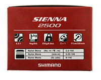 Shimano Stream Flight 7'2-12G 2-5kg Light Spin Rod + Sienna 2500FG Spin reel COMBO