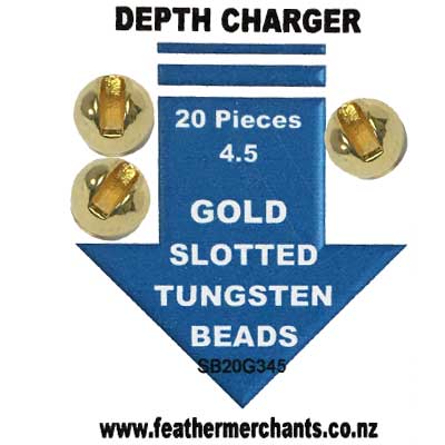 Depth Charger Slotted Tungsten Beads - Sportinglife Turangi 