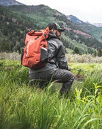 Simms Dry Creek Rolltop Backpack - Simms Orange - Sportinglife Turangi 