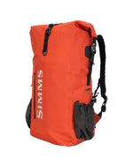 Simms Dry Creek Rolltop Backpack - Simms Orange - Sportinglife Turangi 