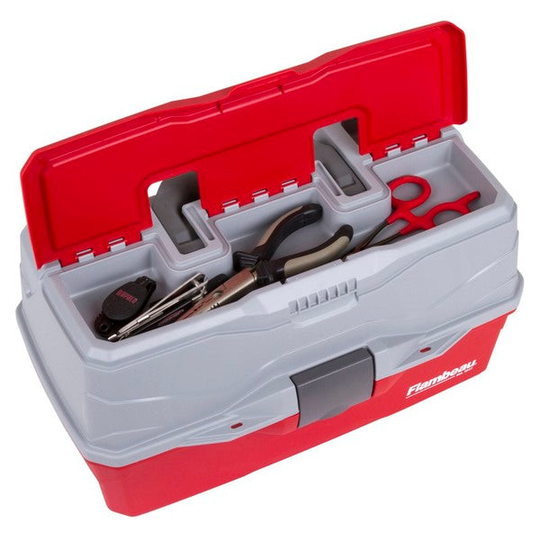 Flambeau Classic Tackle Box 3 Tray Red - Sportinglife Turangi 