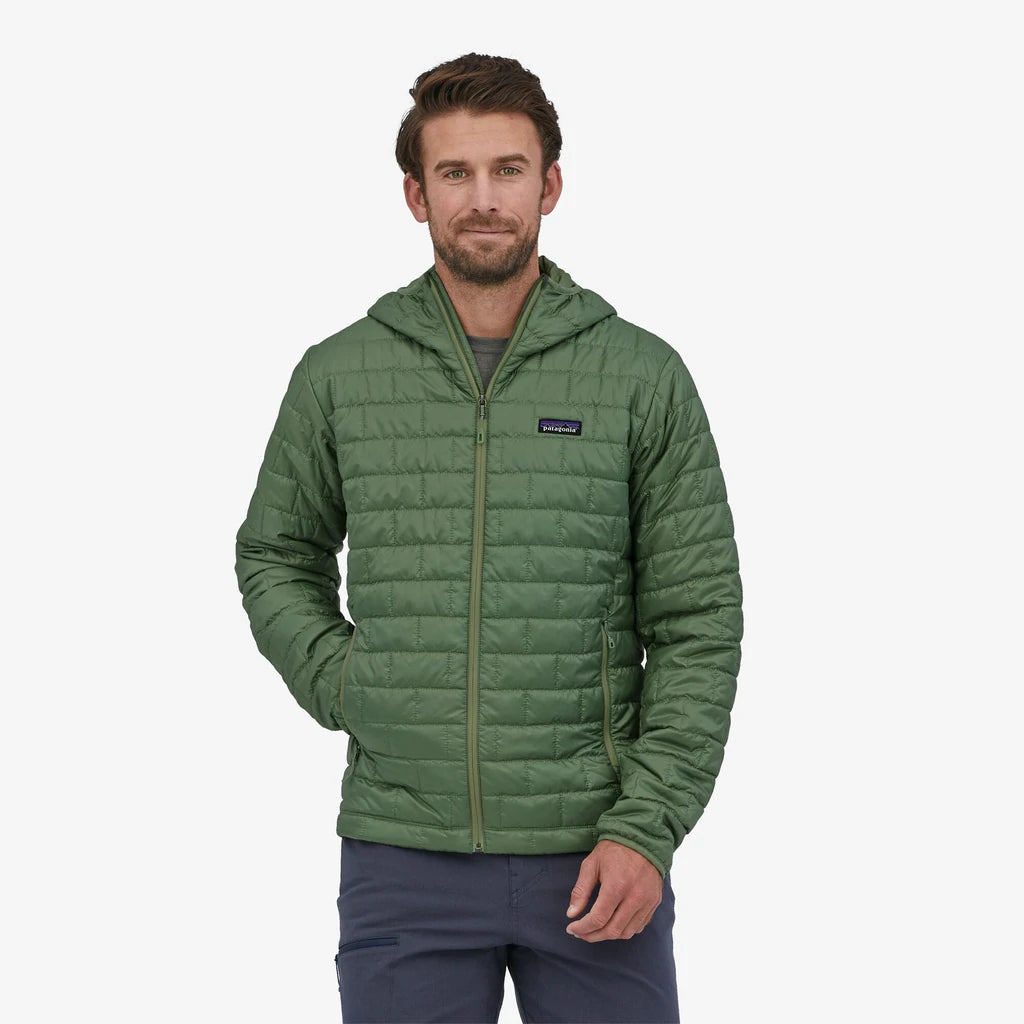 Patagonia nano puff hoody green cheap