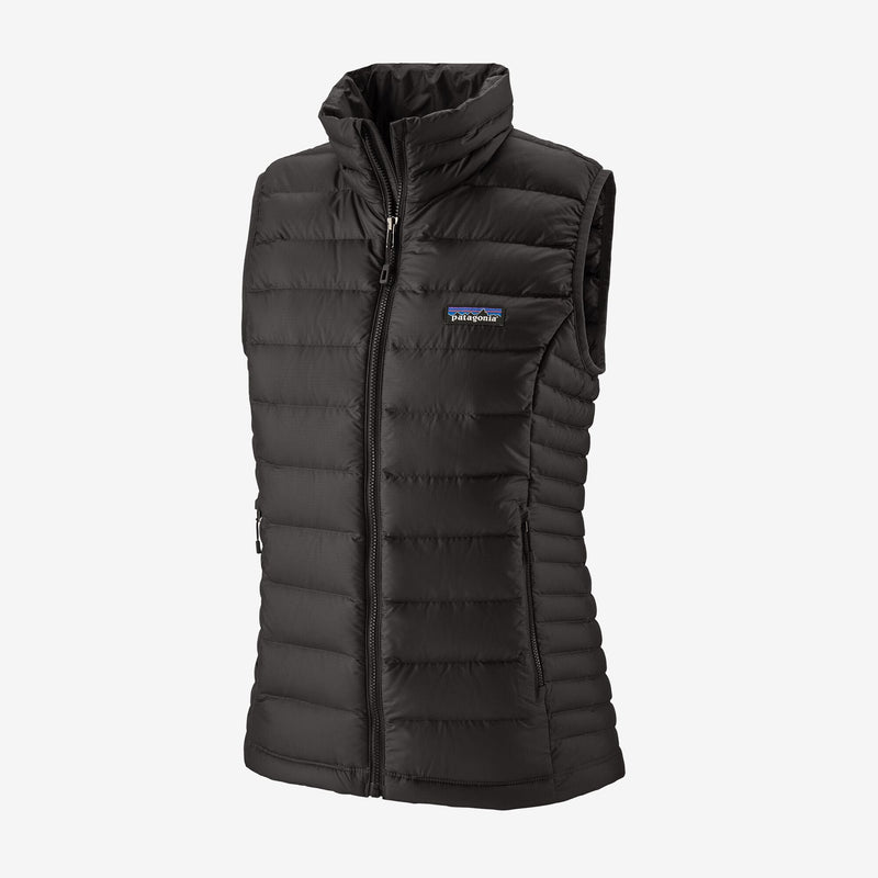 W's Down Sweater Vest Black - L - Sportinglife Turangi 