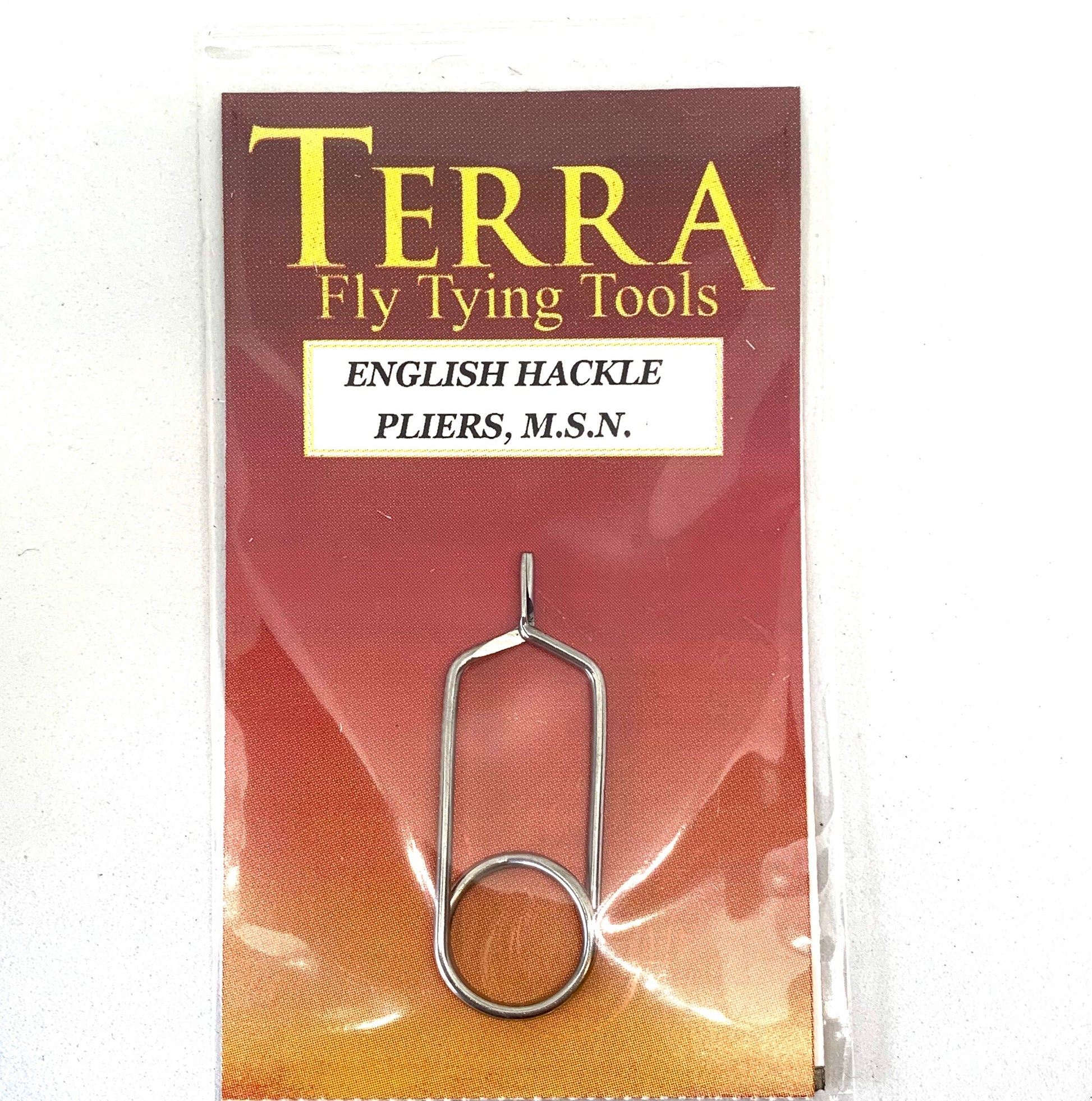 Terra English Hackle Pliers Medium - Flytackle NZ