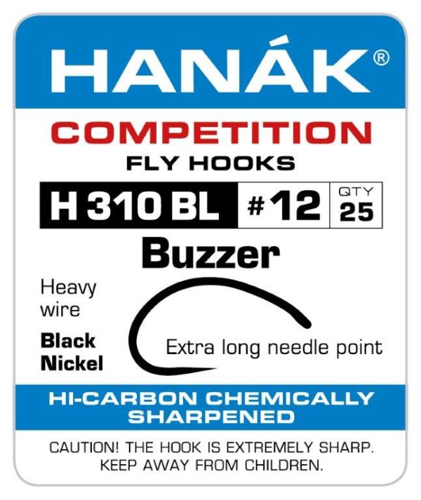 Hanak Hooks - H310 BL Buzzer Barbless - Sportinglife Turangi 
