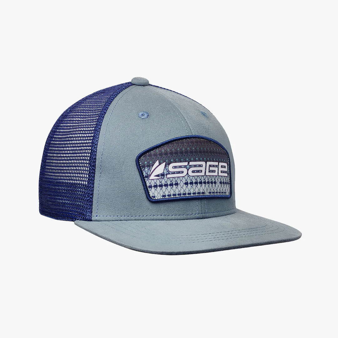 Sage Patch Trucker Cap - Striper - Sportinglife Turangi 