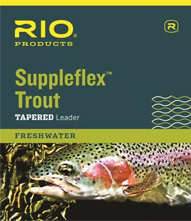 RIO Suppleflex Trout 9ft Tapered Leader - Flytackle NZ