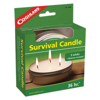 Coghlans Survival Candle 36 Hours - Sportinglife Turangi 