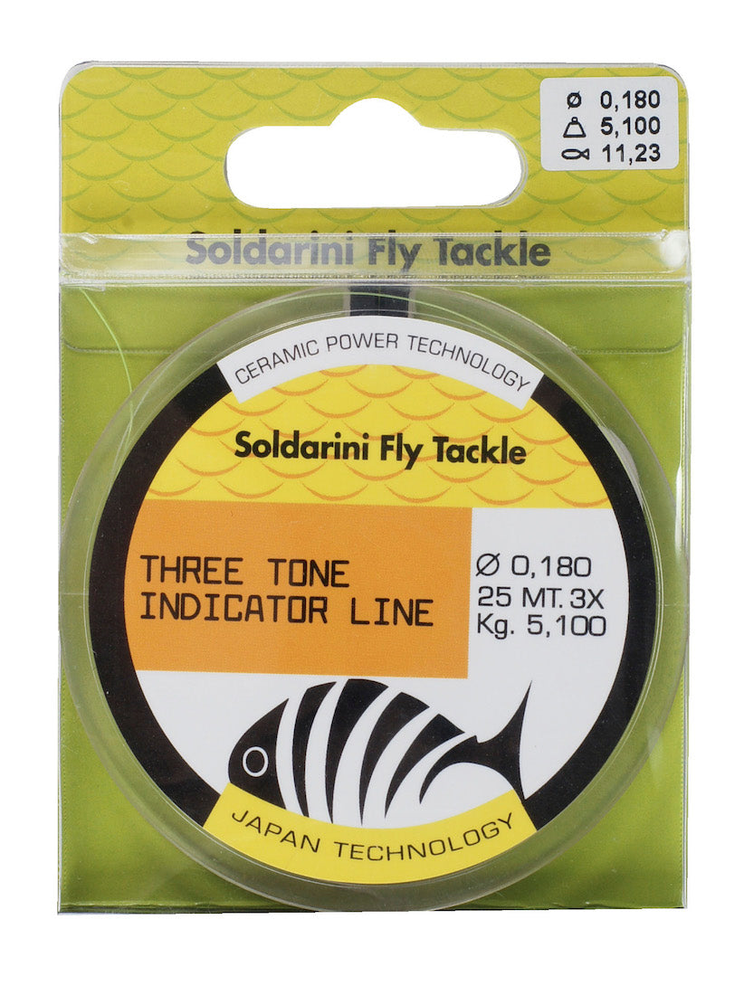 Soldarini Three Tone Indicator Tippet - Sportinglife Turangi 