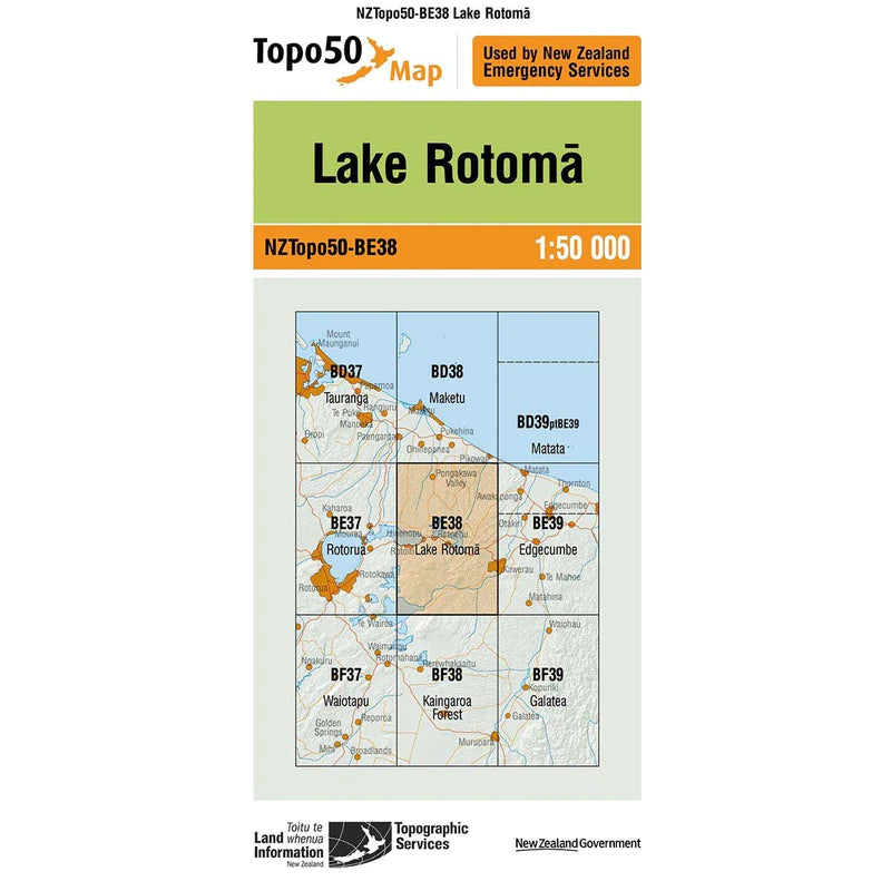 NZ Topo 50 Maps - Sportinglife Turangi 