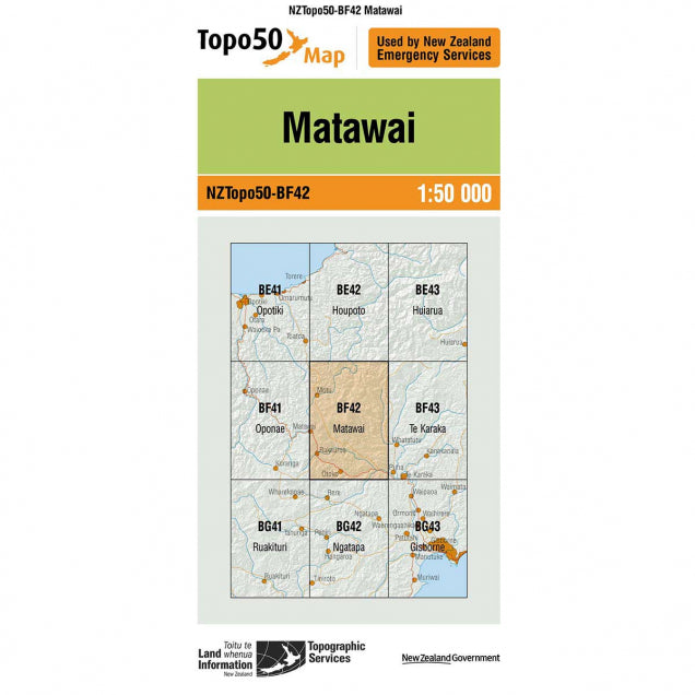 NZ Topo 50 Maps - Sportinglife Turangi 