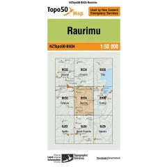 NZ Topo 50 Maps - Sportinglife Turangi 