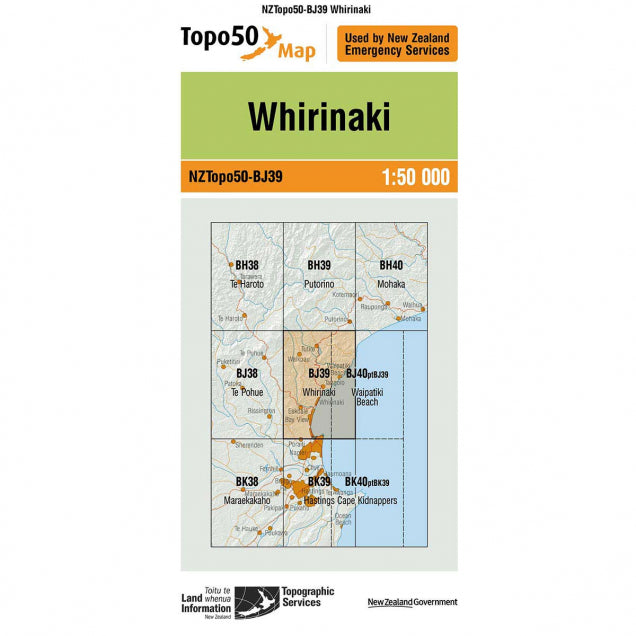 NZ Topo 50 Maps - Sportinglife Turangi 
