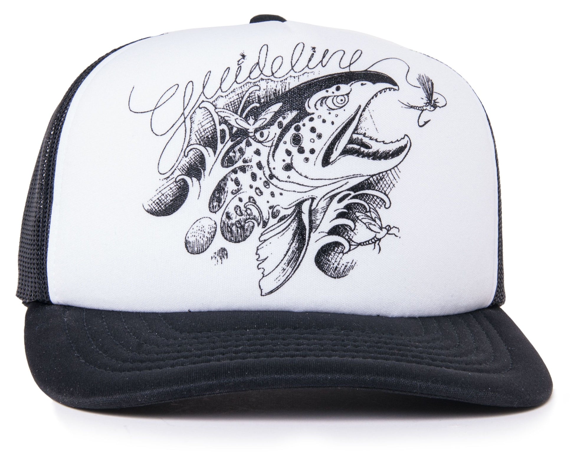 Guideline Angry Trout Retro Trucker Hat - Sportinglife Turangi 