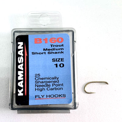 Kamasan B170 Trout Medium Traditional Fly Hooks (Size 8) – Trophy Trout  Lures and Fly Fishing
