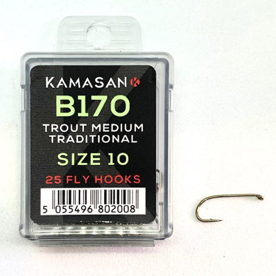 Kamasan B170 Trout Medium Traditional Fly Hooks (Size 8) – Trophy Trout  Lures and Fly Fishing