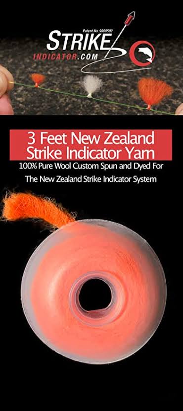 NZ Strike Indicator Spool Radioactive Orange - Sportinglife Turangi 