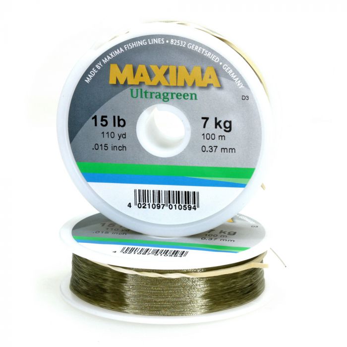 Maxima Ultra Green 100m Spools - Sportinglife Turangi 