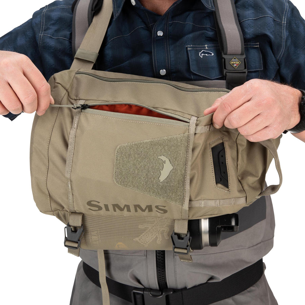 Simms Tributary Sling Pack - Tan - Sportinglife Turangi 