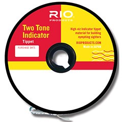 RIO Two Tone Indicator Tippet Pink/Yellow - Flytackle NZ